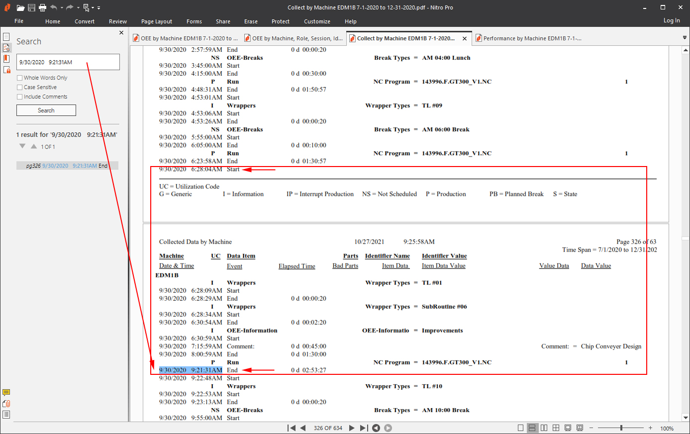 Collect Data by Machine EDM1B PDF ShopReport